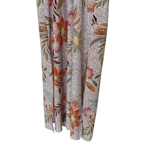 Lovestitch Women's Floral Maxi Dress S Bohemian V-Neck Multicolor Flowy Casual - Picture 4 of 11